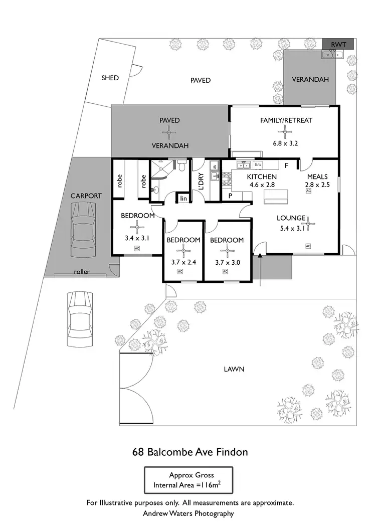 Floorplan of Homely house listing, 68 Balcombe Avenue, Findon SA 5023