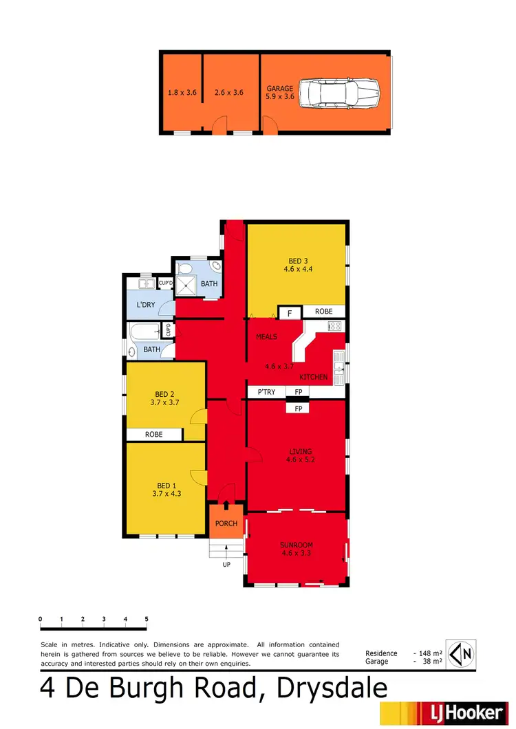 Floorplan of Homely house listing, 4 De Burgh Road, Drysdale VIC 3222