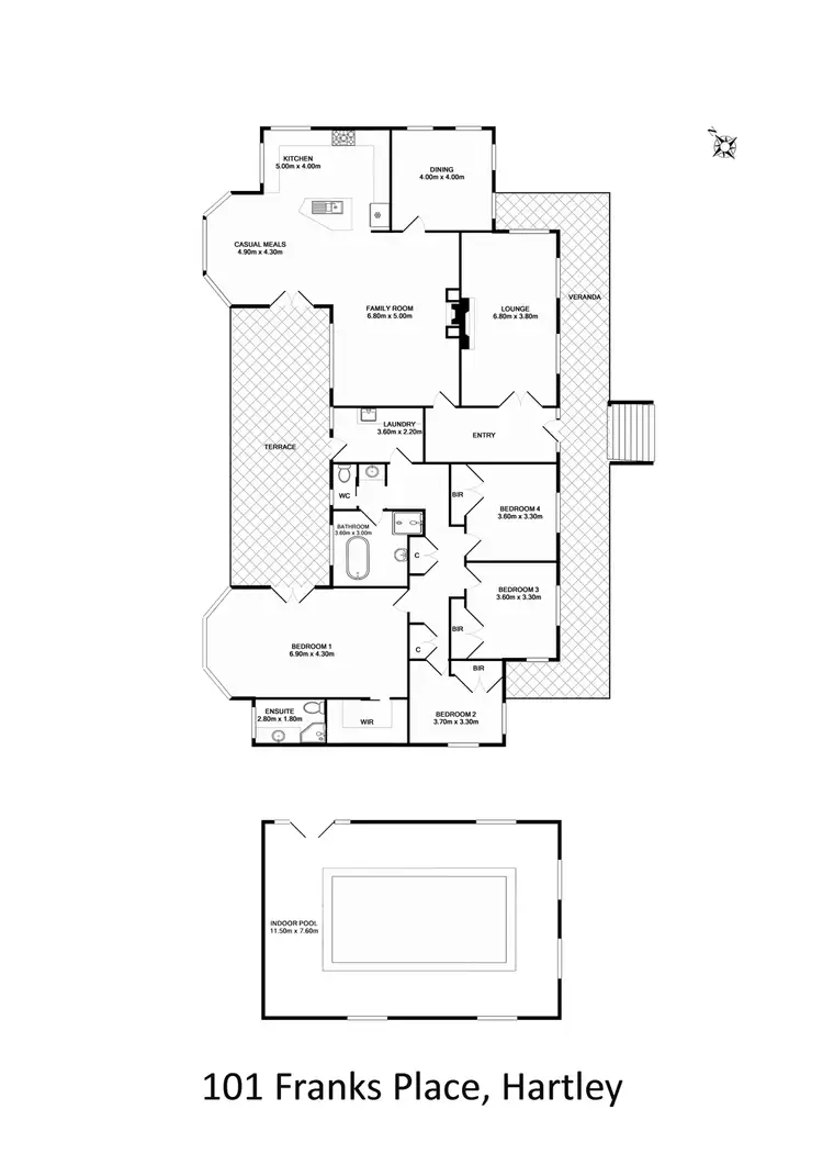 Floorplan of Homely rural property listing, 101 Franks Place, Little Hartley NSW 2790