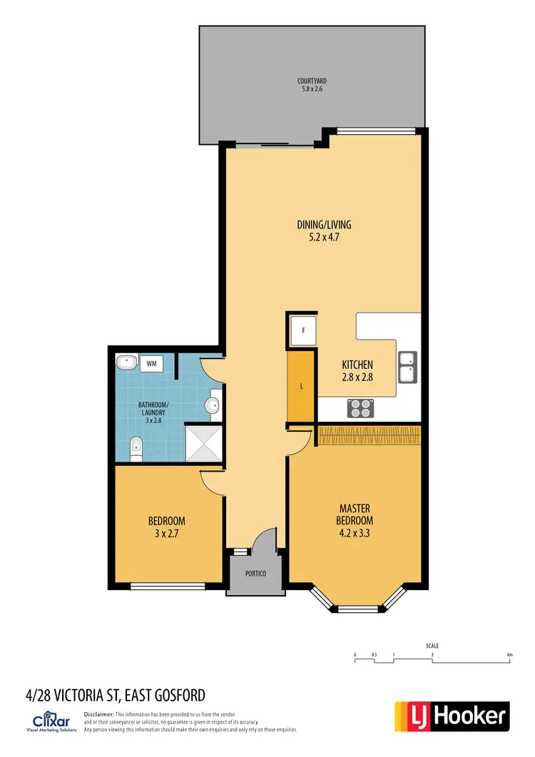 Floorplan of Homely villa listing, 4/28 Victoria Street, East Gosford NSW 2250