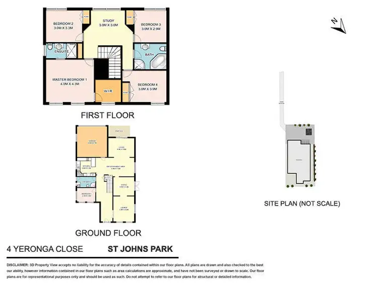 Floorplan of Homely house listing, 4 Yeronga Close, St Johns Park NSW 2176