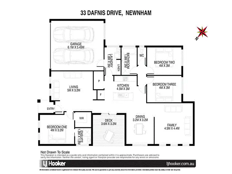 Floorplan of Homely house listing, 33 Dafnis Drive, Newnham TAS 7248