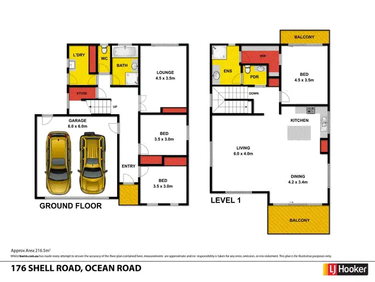 Floorplan of Homely house listing, 176 Shell Road, Ocean Grove VIC 3226