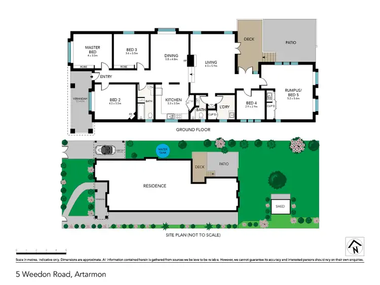 Floorplan of Homely house listing, 5 Weedon Road, Artarmon NSW 2064