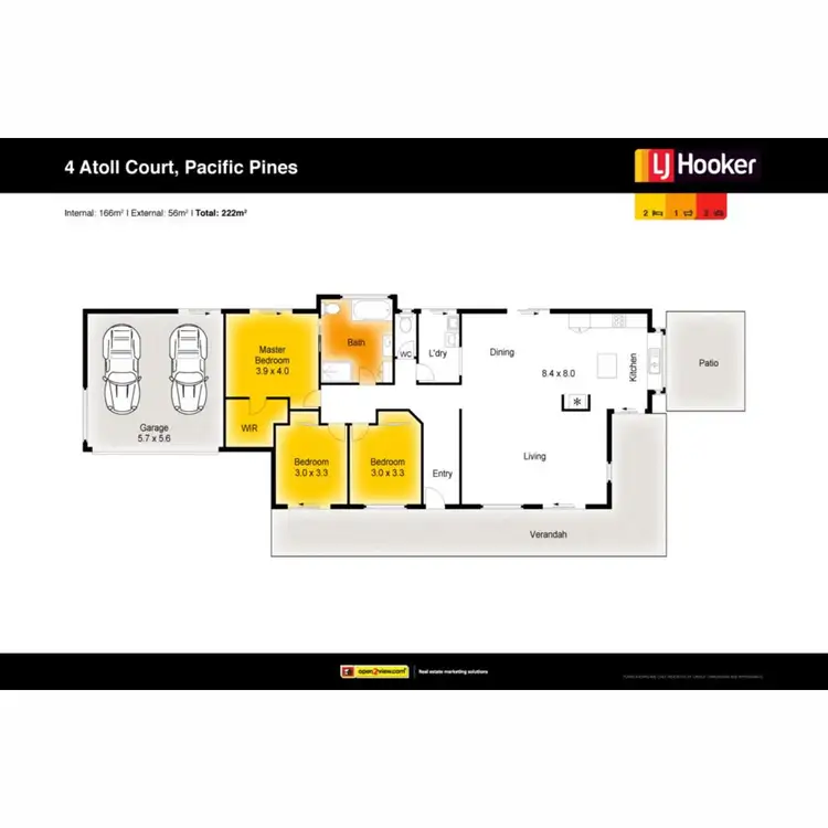 Floorplan of Homely house listing, 4 Atoll Court, Pacific Pines QLD 4211
