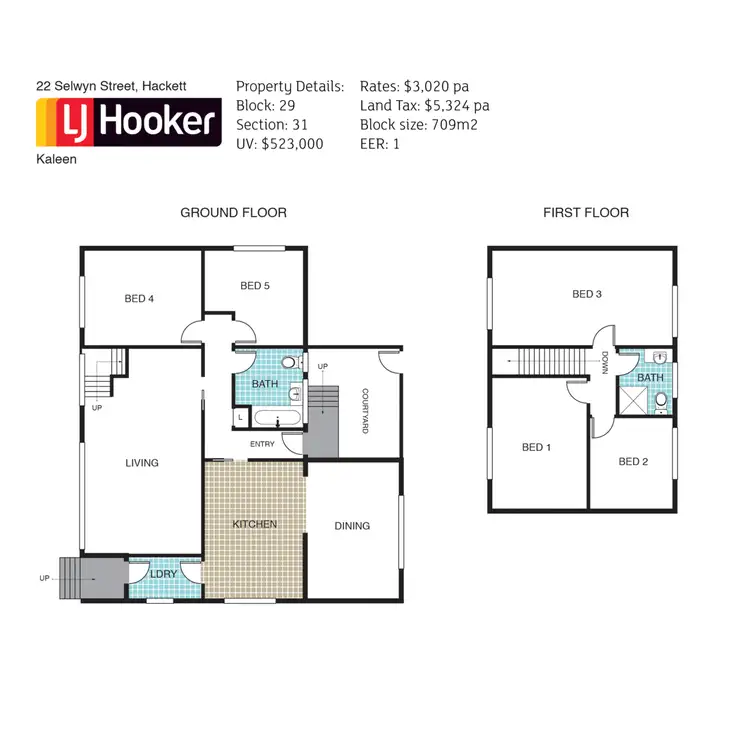 Floorplan of Homely house listing, 22 Selwyn Street, Hackett ACT 2602