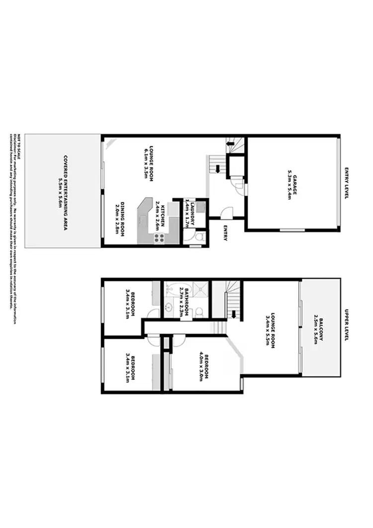 Floorplan of Homely semi-detached listing, 1 -40 Ocean Avenue, Anna Bay NSW 2316