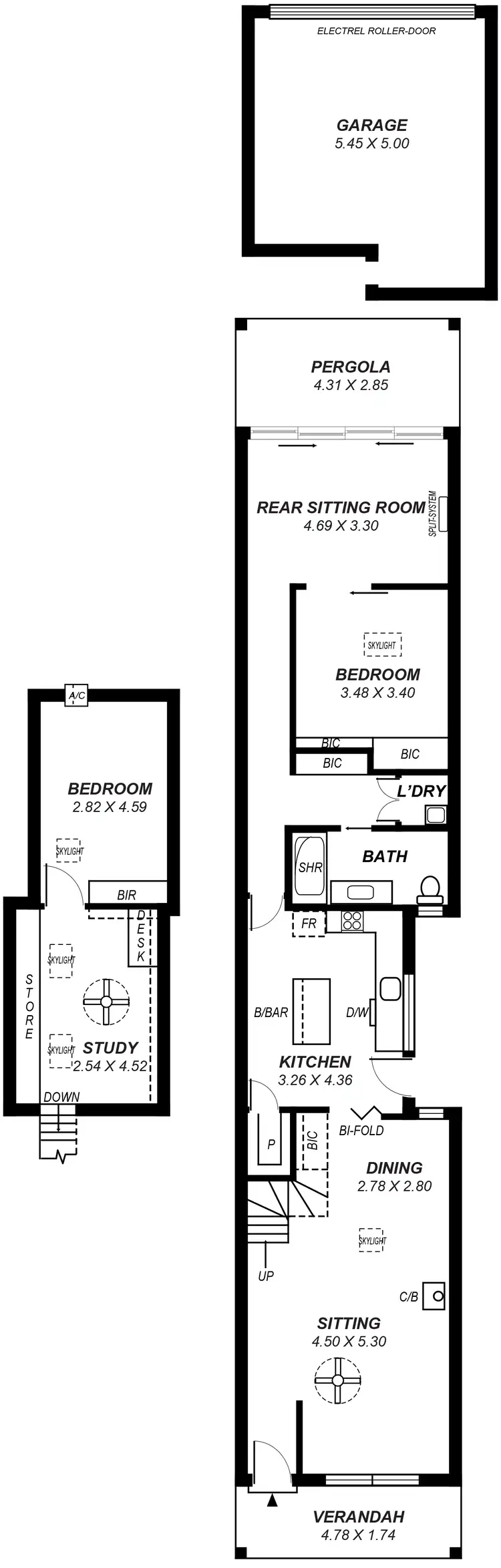 Floorplan of Homely house listing, 23 Westbury Street, Hackney SA 5069