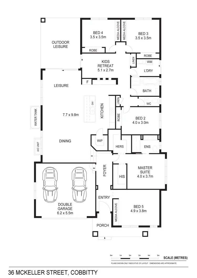 Floorplan of Homely house listing, 36 McKellar Street, Cobbitty NSW 2570
