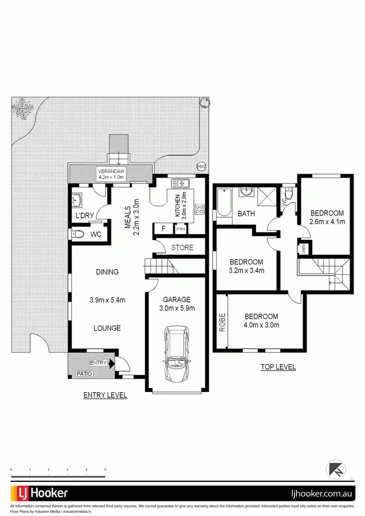 Floorplan of Homely townhouse listing, 5/11 Grandview Street, Parramatta NSW 2150