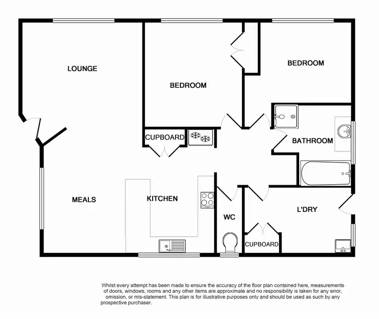 Floorplan of Homely unit listing, 2/12-14 Minihan Court, Corio VIC 3214