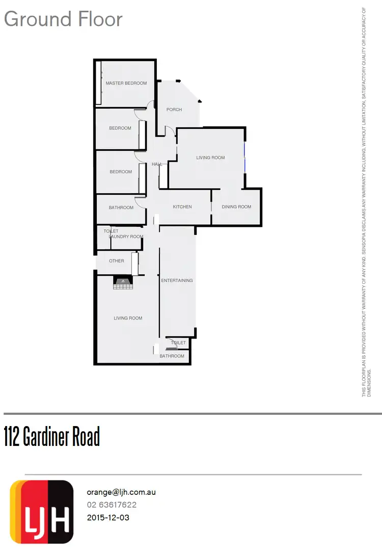 Floorplan of Homely house listing, 112 Gardiner Road, Orange NSW 2800