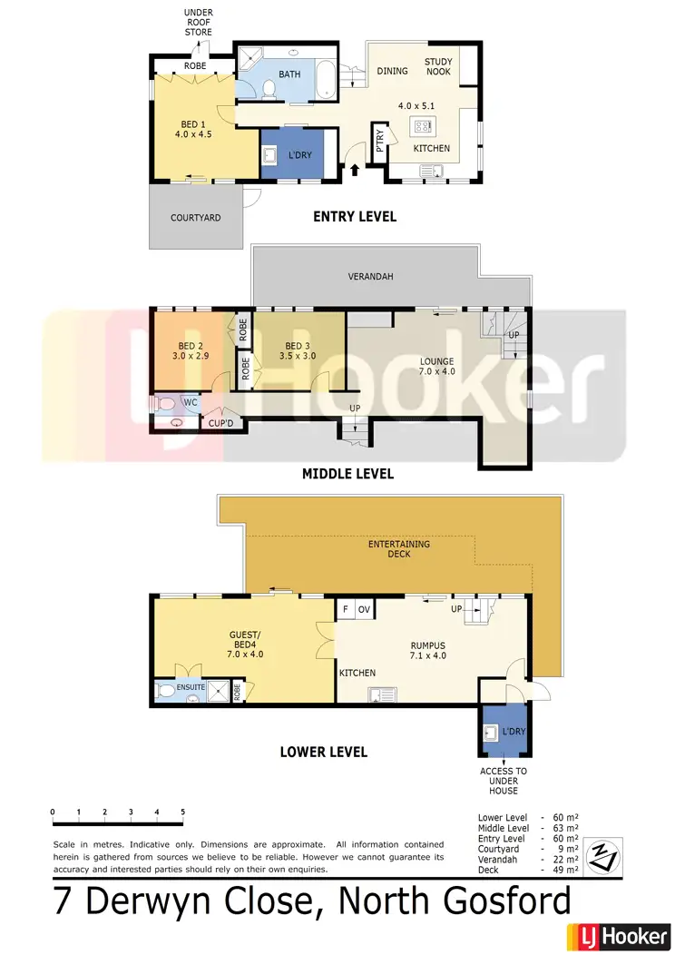 Floorplan of Homely house listing, 7 Derwyn Close, North Gosford NSW 2250
