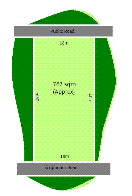 Floorplan of Homely land listing, 3a Scrymgour Road, Port Elliot SA 5212