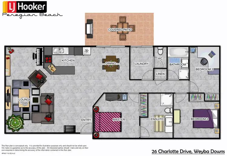 Floorplan of Homely house listing, 26 - 28 Charlotte Drive, Weyba Downs QLD 4562
