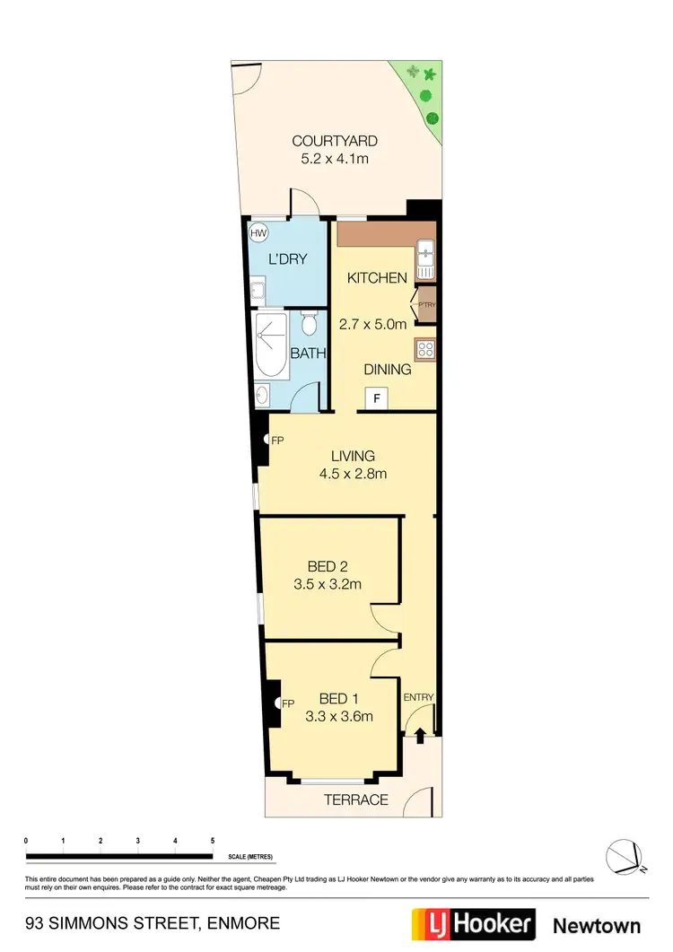 Floorplan of Homely house listing, 93 Simmons Street, Enmore NSW 2042