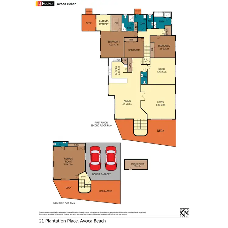 Floorplan of Homely house listing, 21 Plantation Place, Avoca Beach NSW 2251
