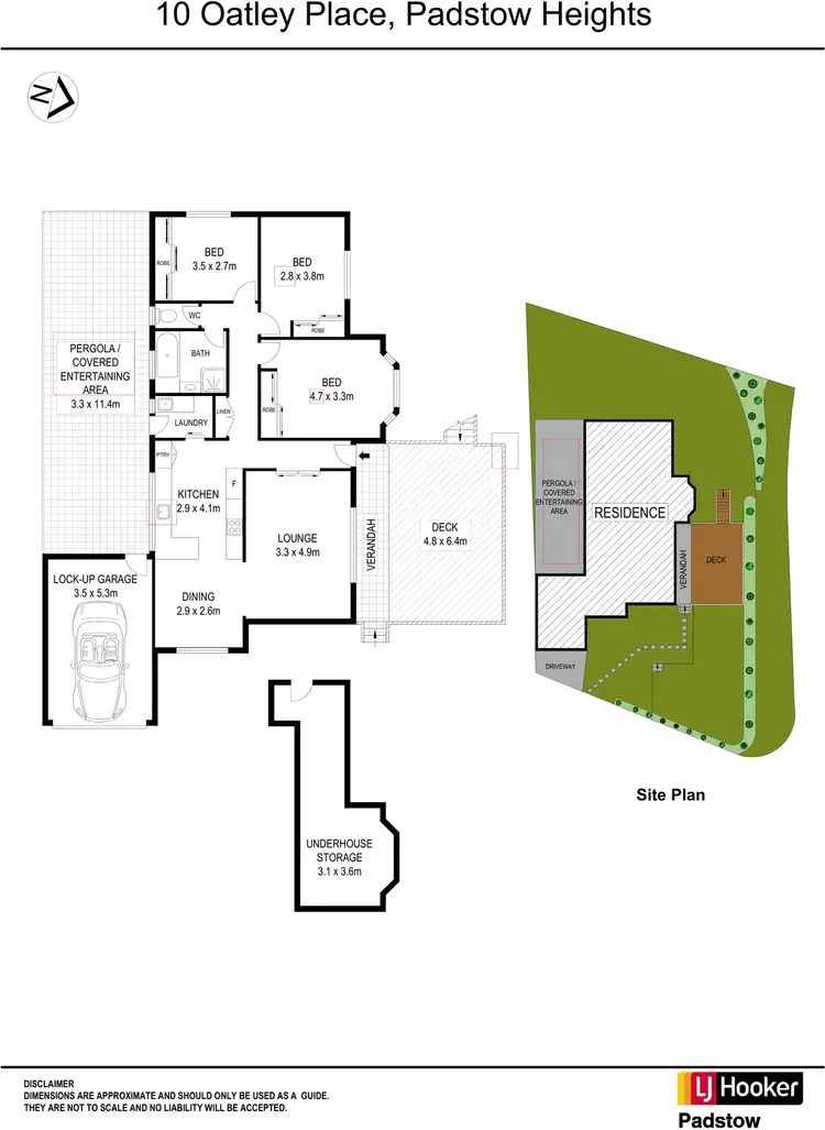 Floorplan of Homely house listing, 10 Oatley Place, Padstow Heights NSW 2211