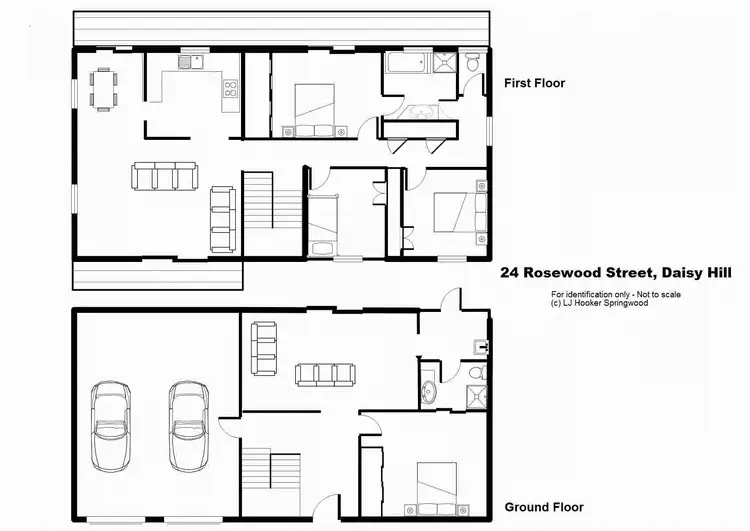 Floorplan of Homely house listing, 24 Rosewood Street, Daisy Hill QLD 4127