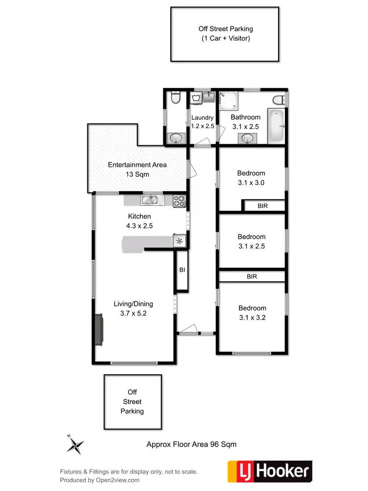 Floorplan of Homely house listing, 1/9 Kenbrae Avenue, Glenorchy TAS 7010