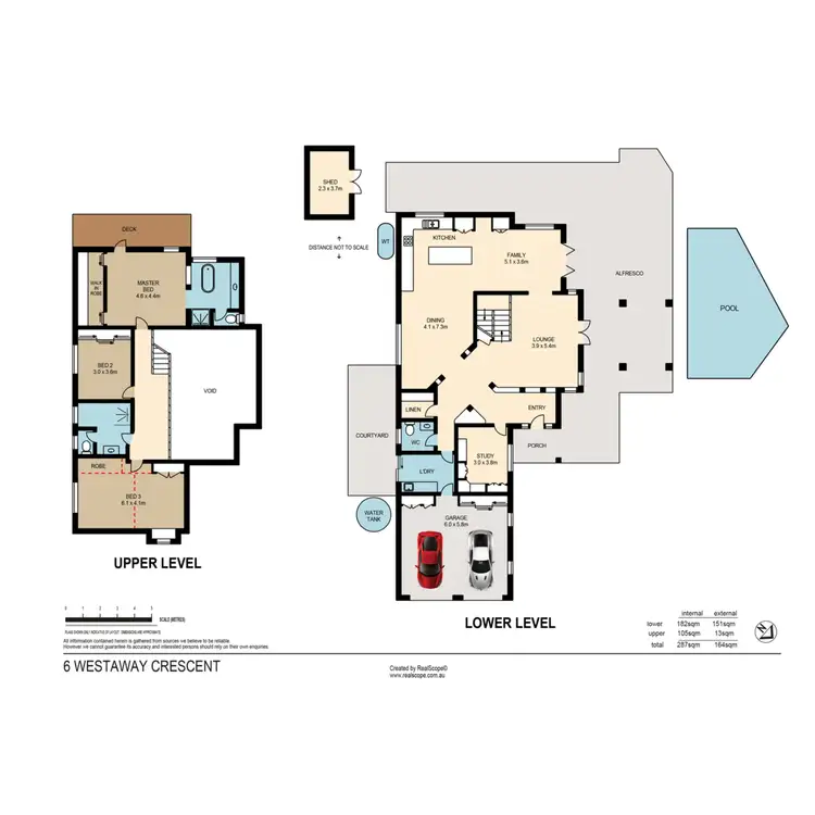 Floorplan of Homely house listing, 6 Westaway Crescent, Bellbowrie QLD 4070
