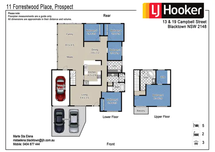 Floorplan of Homely house listing, 11 Forrestwood Place, Prospect NSW 2148