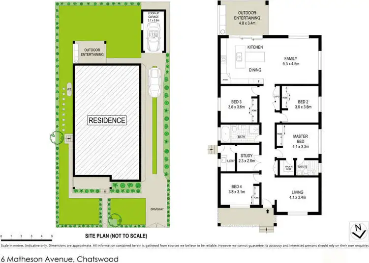 Floorplan of Homely house listing, 6 Matheson Avenue, Chatswood NSW 2067