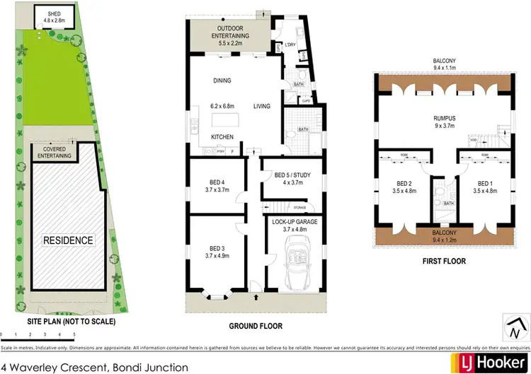 Floorplan of Homely house listing, 4 Waverley Crescent, Bondi Junction NSW 2022