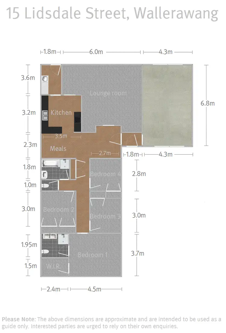 Floorplan of Homely house listing, 15 Lidsdale Street, Wallerawang NSW 2845