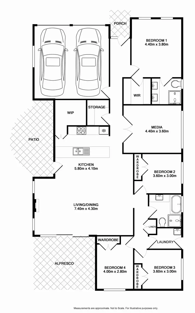 Floorplan of Homely house listing, 18 Lombardi Circuit, Oran Park NSW 2570