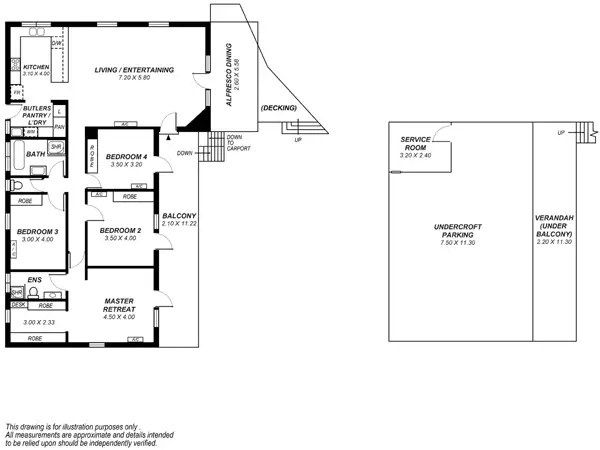 Floorplan of Homely house listing, 4 Weemala Drive, Mitcham SA 5062