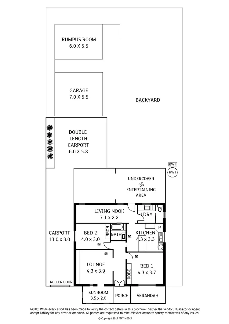 Floorplan of Homely house listing, 25 Tasman Avenue, Flinders Park SA 5025