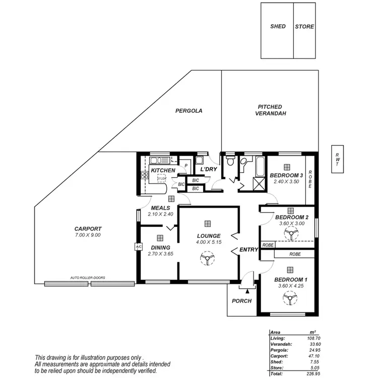Floorplan of Homely house listing, 4 Willow Court, Manningham SA 5086