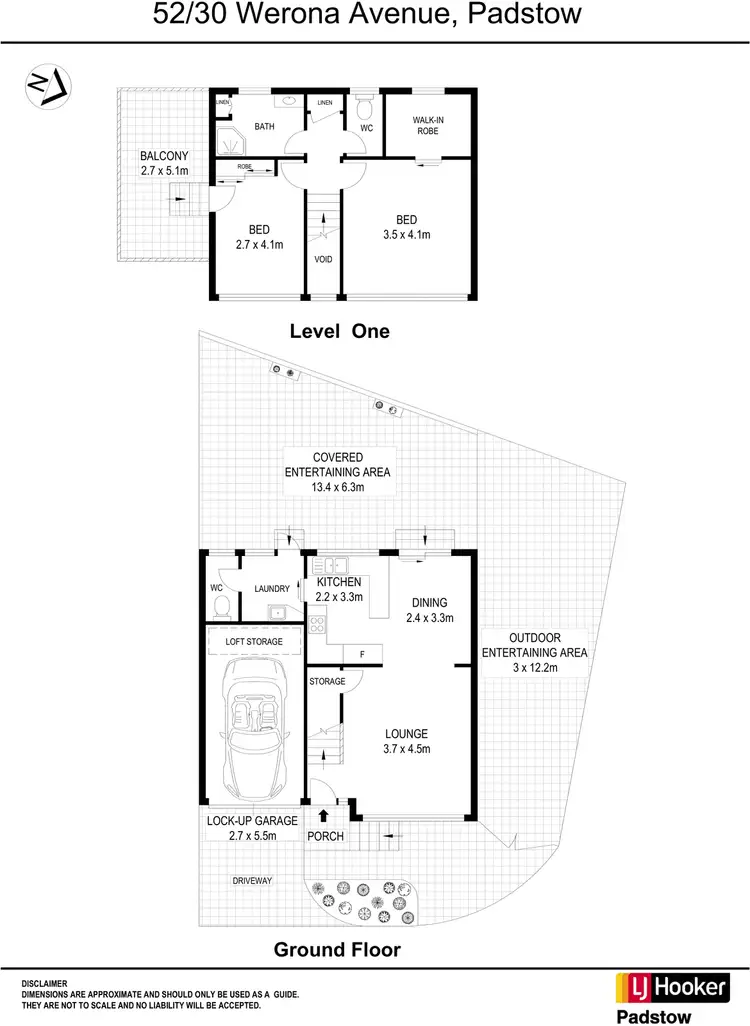 Floorplan of Homely townhouse listing, 52/30 Werona Avenue, Padstow NSW 2211