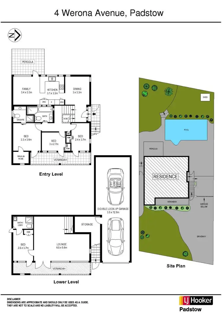 Floorplan of Homely house listing, 4 Werona Avenue, Padstow NSW 2211