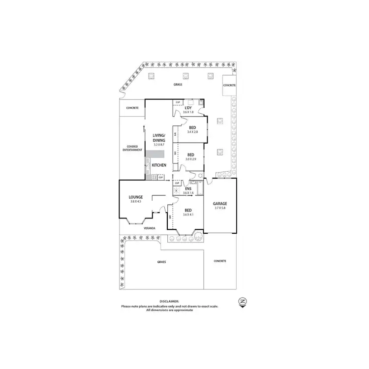 Floorplan of Homely house listing, 44 St Anthony Court, Seabrook VIC 3028
