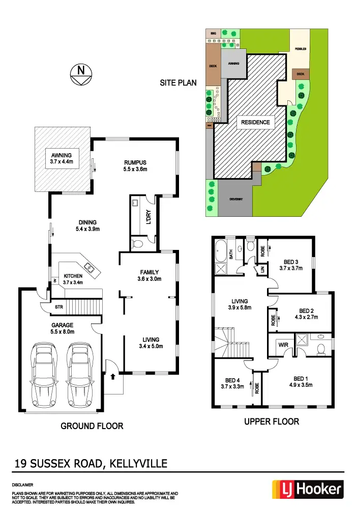 Floorplan of Homely house listing, 19 Sussex Road, Kellyville NSW 2155