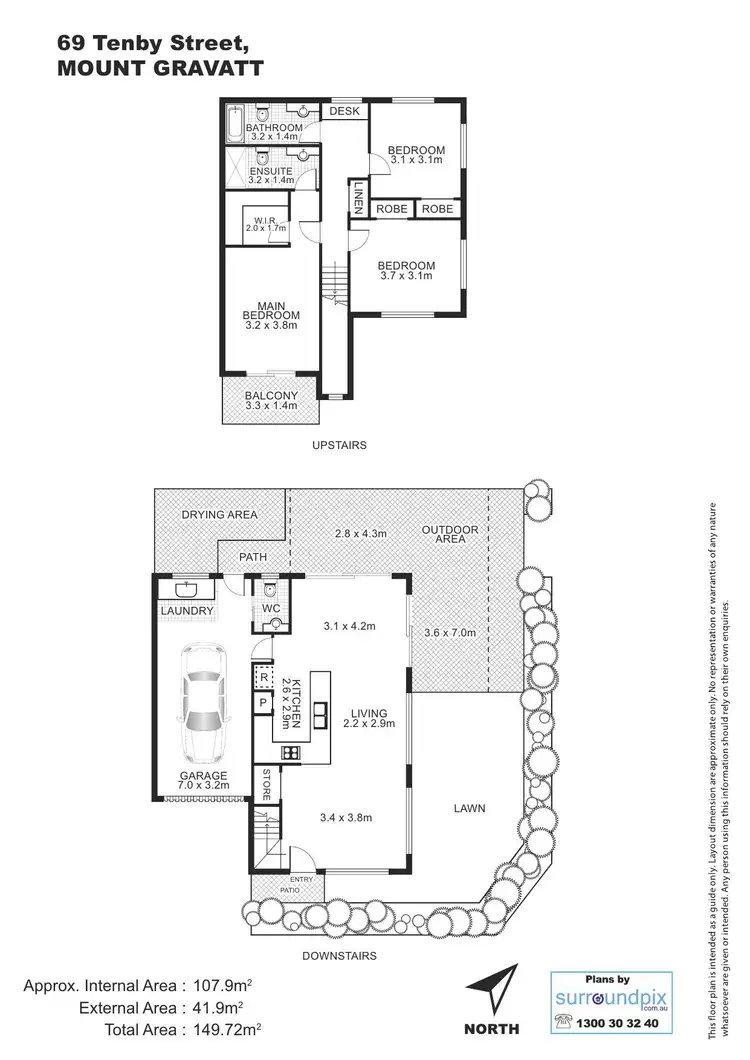 Floorplan of Homely townhouse listing, 4/69 TENBY STREET, Mount Gravatt QLD 4122