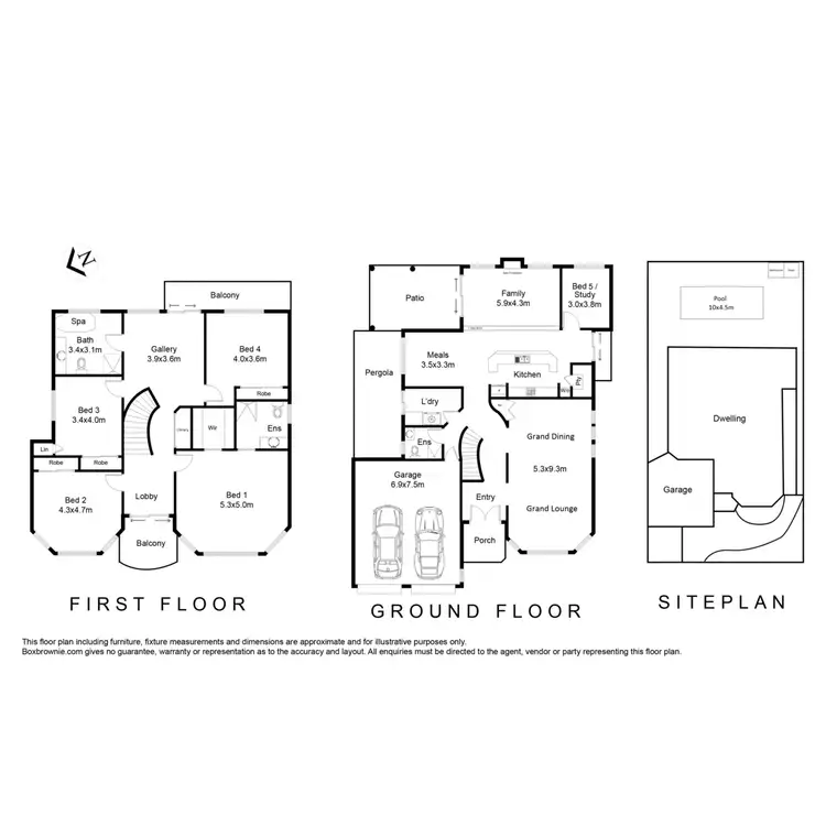 Floorplan of Homely house listing, 13 Gellibrand Close, Seabrook VIC 3028