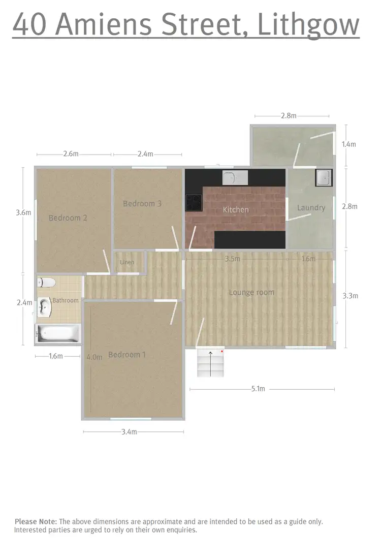 Floorplan of Homely house listing, 40 Amiens Street, Lithgow NSW 2790