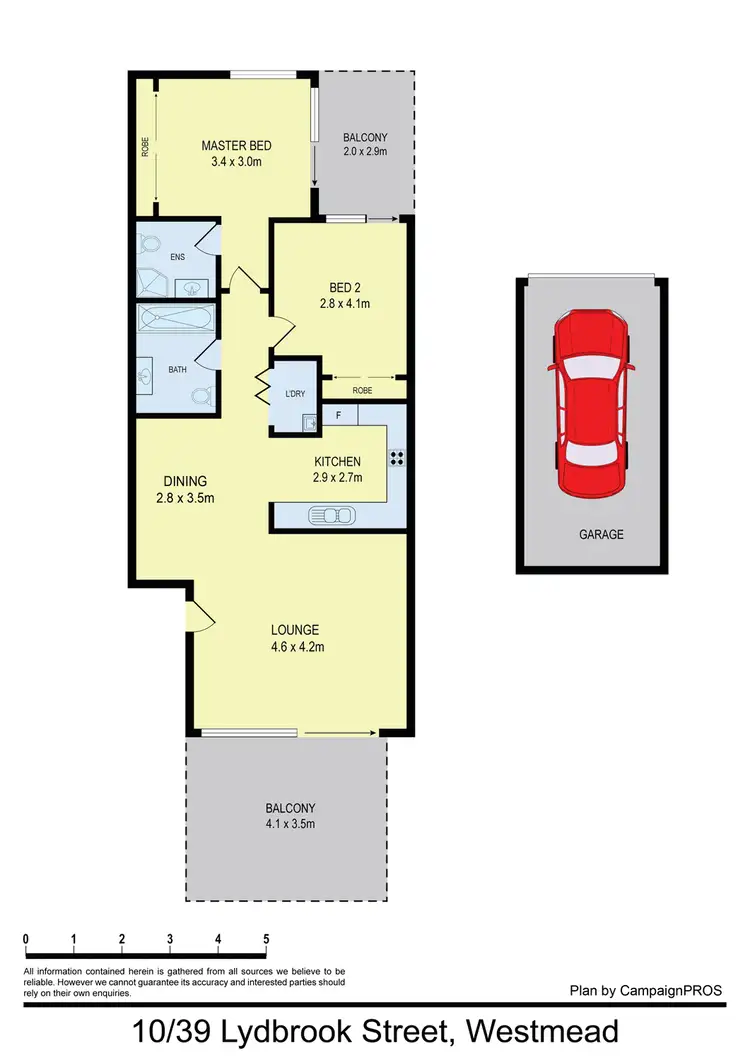 Floorplan of Homely unit listing, Unit 10/39-45 Lydbrook Street, Westmead NSW 2145
