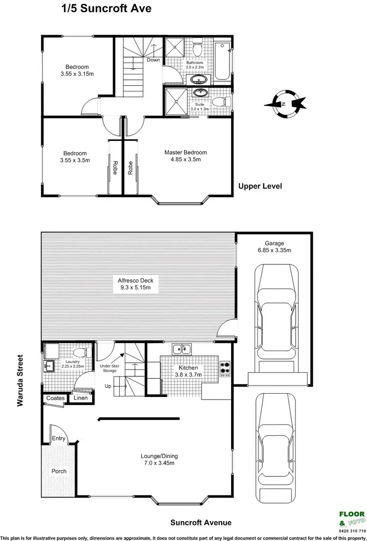 Floorplan of Homely townhouse listing, 1/5 Suncroft Avenue, Yagoona NSW 2199
