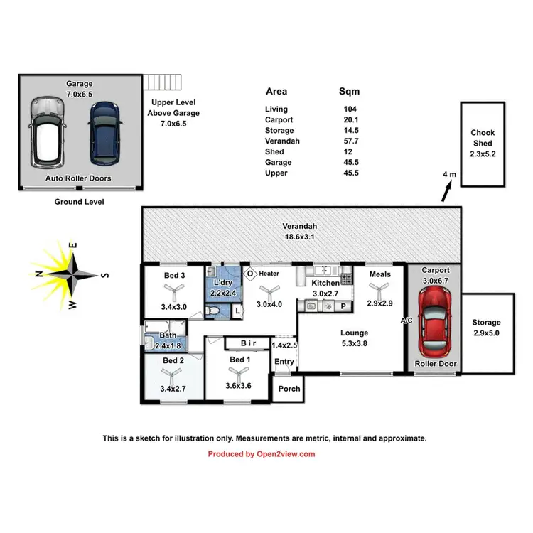 Floorplan of Homely house listing, 12 Moculta Road, Angaston SA 5353