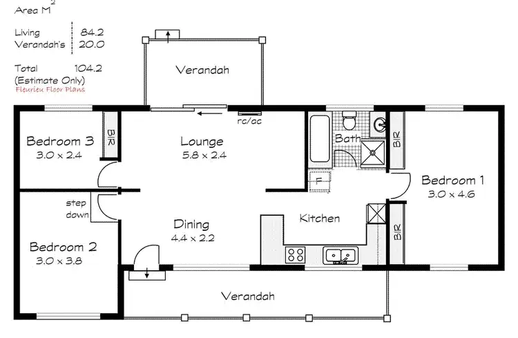 Floorplan of Homely house listing, 61 Underwood Avenue, Goolwa Beach SA 5214