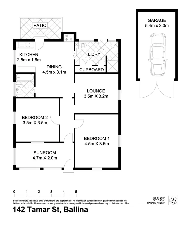 Floorplan of Homely house listing, 142 Tamar Street, Ballina NSW 2478
