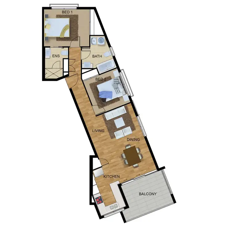Floorplan of Homely apartment listing, 6/6 Mercer Avenue, Kedron QLD 4031