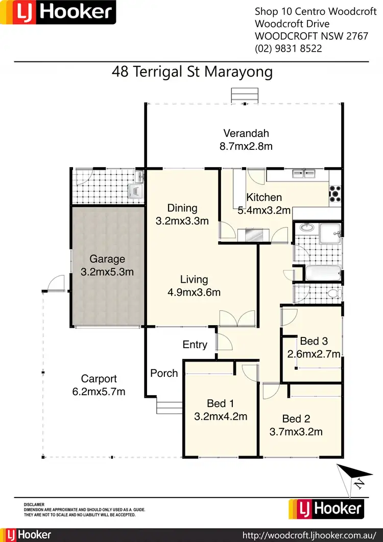 Floorplan of Homely house listing, 48 Terrigal Street, Marayong NSW 2148