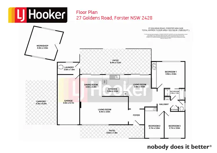 Floorplan of Homely house listing, 27 Goldens Road, Forster NSW 2428