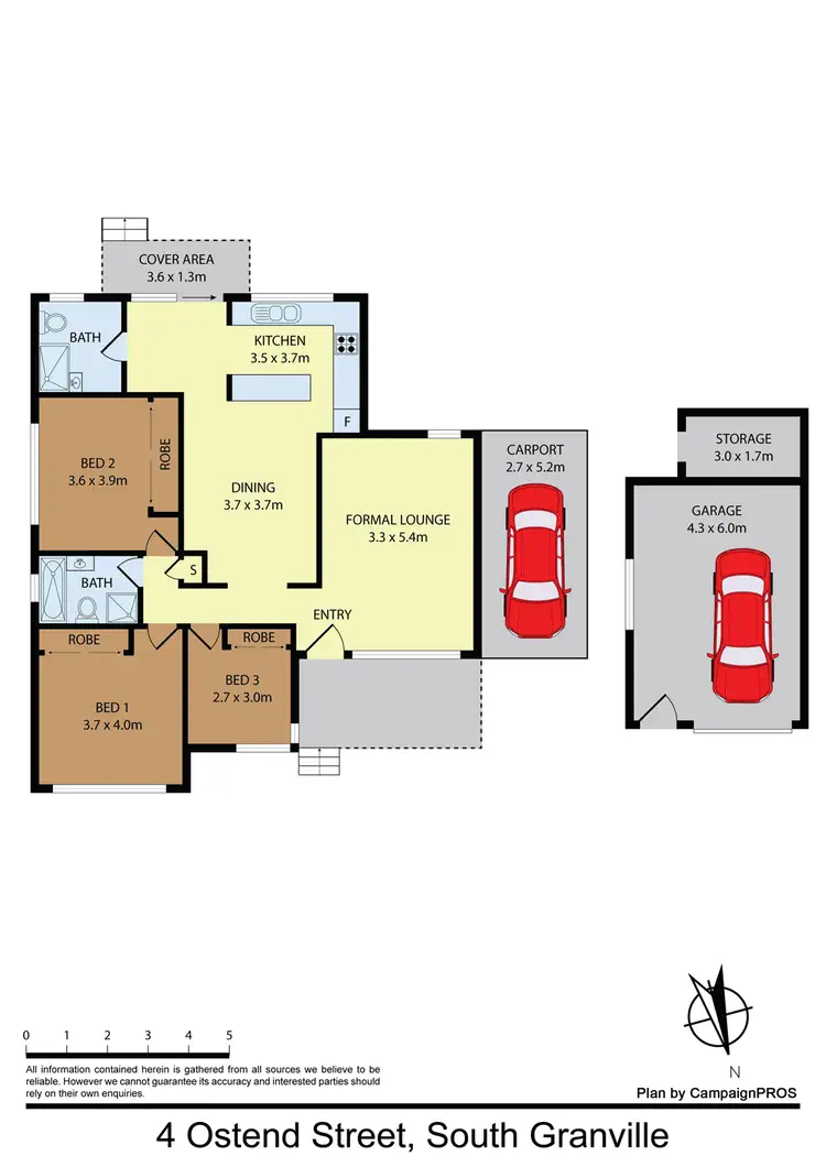 Floorplan of Homely house listing, 4 Ostend Street, Granville NSW 2142