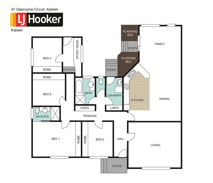 Floorplan of Homely house listing, 47 Gascoyne Circuit, Kaleen ACT 2617